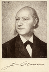104348 Portret van J. Cramer, geboren 1834, hoogleraar in de theologie aan de Utrechtse hogeschool (1884-1895), ...